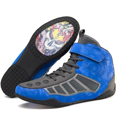 China Best Quality Professional Rubber Design Rubber Sole Customize Mens Wrestling Shoes For Men for sale