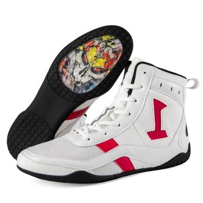 China Quality Rubber Professional Ultra Light Men's Wrestling Shoes Non Slip, Flexible Attacking Wrestling Boots for sale