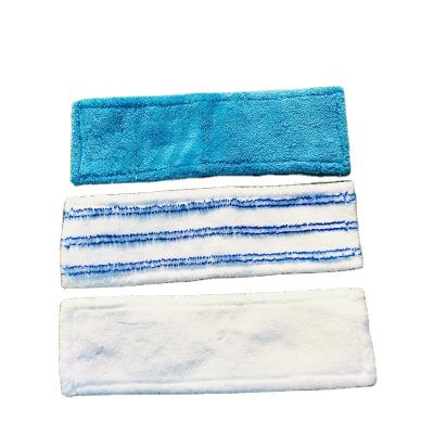 China Sustainable Swob Household Cleaning Cloth Microfiber Replacement Flat Mop Head Pads For Cleaning for sale