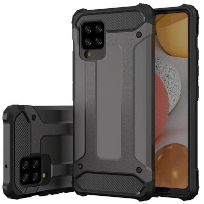 China 2in1 Anti-drop Net Shield Hybrid Slim Armor TPU PC Phone Case For Samsung Galaxy A42 M42 5G Armor Rugged Case for sale