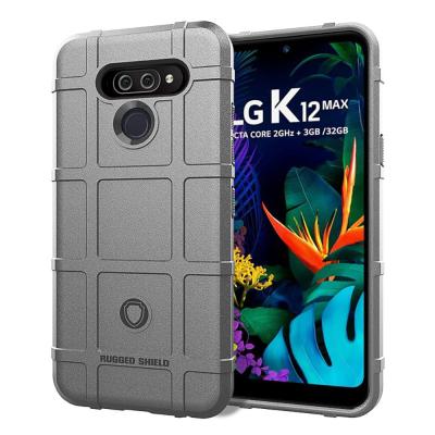 China Unique Military Shockproof Armor TPU Silicone Protective Camera Shield Phone Back Cover Rugged Case for LG k12 max for sale