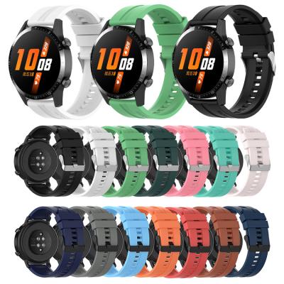 China 22mm Sport Single Strap For Huawei GT 2 Pro amazfit GTS 2 Garmin Silicone Watch Band For Galaxy Watch 3 R840 R800 for sale