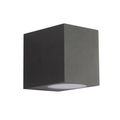 China IP65 Aluminum Waterproof Square Cube Down Wall Outdoor Lamp Housing for sale