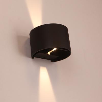 China CE RoHS Aluminum Round IP65 12W Waterproof Adjustable Outdoor Wall Light for sale