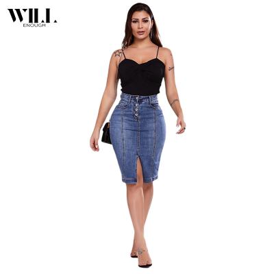 China Other Women's Denim Skirt, Fashion Trendy Skirt, Casual Slim Fit Hip Skirt for sale