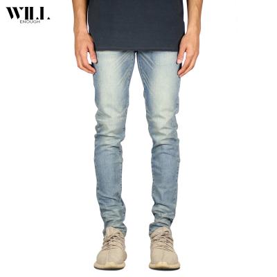 China New Fashion Trend Breathable Jeans Stretch Pants Slim Mens Leg Jeans for sale