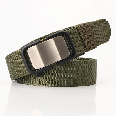 China Gacent High Strength Unisex Tactical Hold Up Belt Casual Web Belt For Outdoor Automatic Belt Army Buckle Webbing Tactical Belt for sale