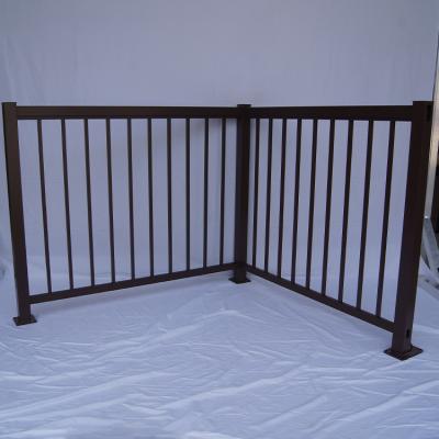 China Luxury Aluminum Handrail Design Super Quality Waterproof Railing Easily Assembled Barrier for sale