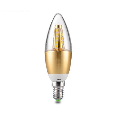 China New Design Residential Led Bulb Lamp Household 3w5w7w Three-color Energy Saving Super Bright Warm White Lighting Bulb Lamp E27e14 for sale