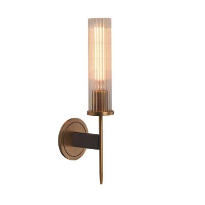 China Hotel Modern Wall Mounted Bedside Lamp Lighting Indoor Factory Antique Brass Industrial Sconce Room Book Light Iron European Style for sale