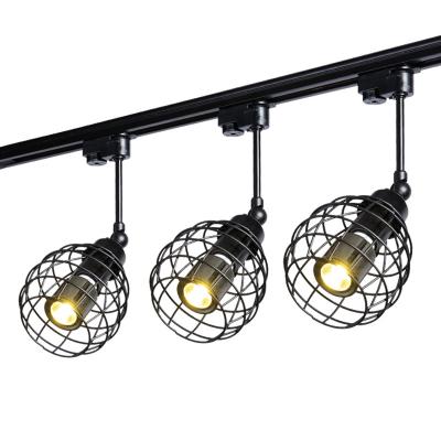 China Industrial Hot Selling Round Shape 3CCT Commercial Multiple Track Rack 7W 10W 15W 20W 30W IP20 COB LED Track Light for sale