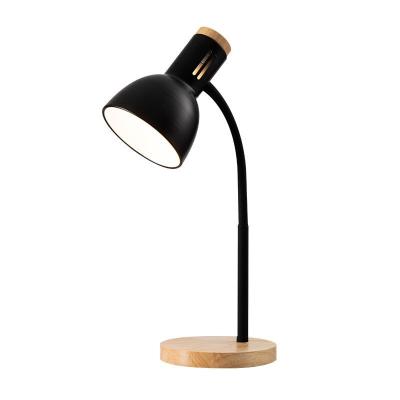 China Modern Nordic Simple Solid Wood Modern Desk Lamp Dormitory Study Office Student Led Eye Protection Reading Bedside Lighting Table Light for sale