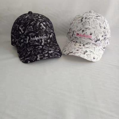 China COMMON Custom Design New Style 6 Panel Cotton All Over Print Baseball Cap for sale