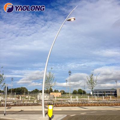 China Garden / Street Yaolong 3-12M Aluminum Alloy Outdoor Bespoke Decorative Parking Light Pole Cast Iron Pole Lighting for sale