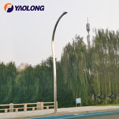 China Garden/Street Yaolong Street Light Pole Supplier Aluminum Street Light Pole Extrusion Light Pole for sale