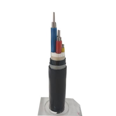 China Underground aluminum conductor 16mm 25mm 50mm 4 core x 70mm2 xlpe PVC armored SWA cable for sale