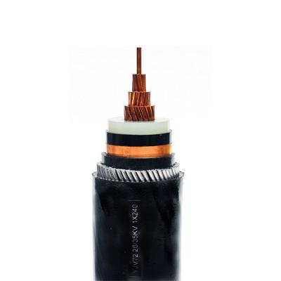 China Underground Voltage 10KV 15KV 120mm2 150mm2 1 Medium CU XLPE SWA PVC Single Core Power Cable with Factory Price for sale