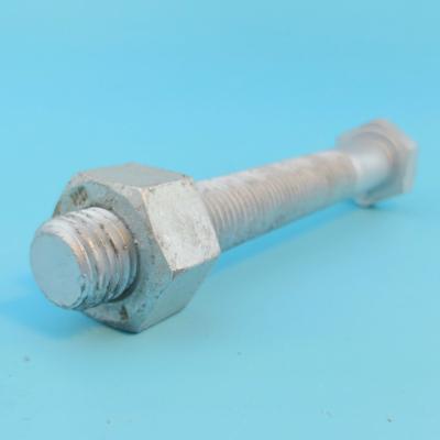 China Hardware / Pole line structural application GALVANIZED 5/8 A325 A449 A394 HEAVY HEX BOLT WITH STRUCTURAL NUT for sale