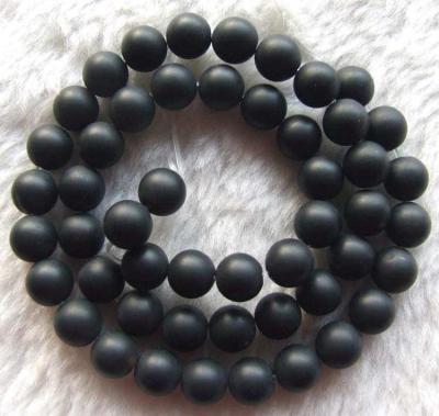 China Pleochroic / Pleochroism 12mm Series Frosted Onyx Beads for sale