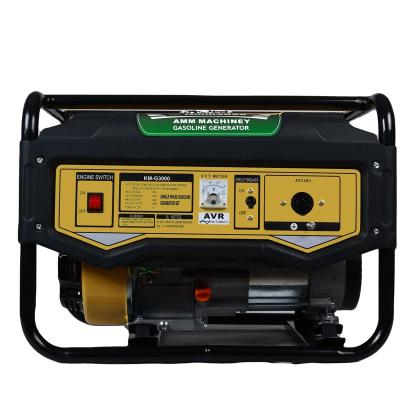 China Small Generator Supply Electric Power Generator Sets Manufacture Single Phase Mini Gasoline Portable Generator 3.5kw for sale