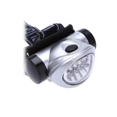 China Amazon Hot Battery Camping Promotional High Power 8 LED AAA Headlight 60LM Led Flashlight Te koop