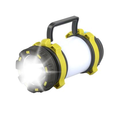 China USB Rechargeable LED Camping Light Lantern Rechargeable Flashlight Working Light Outdoor Camp Spotlight Waterproof Emergency Torch for sale