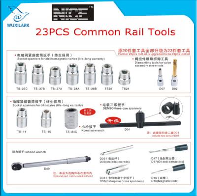 China 23pcs/set Common Rail Injector Tools and Accessories Common Rail Repairing Tools for sale