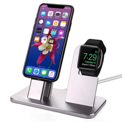 China For Apple Watch Charging Stand With High Quality iPhone Dock Charger 2in1 Charging Stand For Apple Watch Charging Dock For iPhone Mobile Phone Accessories for sale