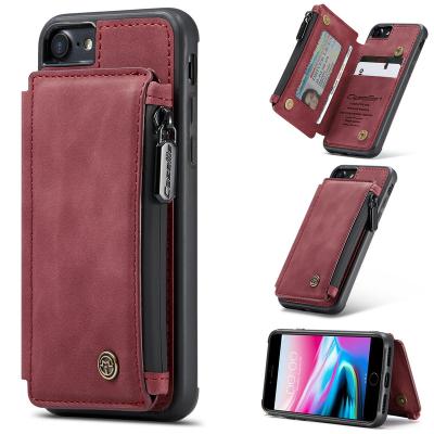 China Official Luxury Premium Leather Anti-drop Cell Phone Case With Soft Microfiber For Iphone 12 Case Card Holder Wallet Cover Flip for sale