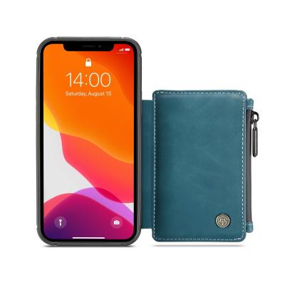 China 2022 New Anti-fall Products For Iphone 13 Pro MaBack Magnetic Leather Wallet Case For iPhone 12 Unique Phone Case for sale