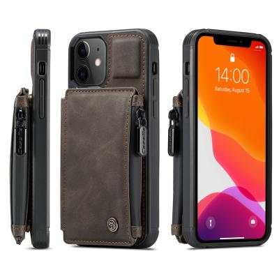 China Anti-fall Vegan For iPhone 13 Phone Cover Wallet Bags RFID Function Stand Cover For iPhone 12 X Xr XsMax SE 2022 7 Flip 8 Card Case for sale