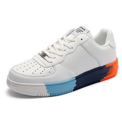 China CUSHIONING NK Air Force 1 graffiti outsole mens casual shoes fashion all white mens sneaker custom all black sneakers height increase hot for sale