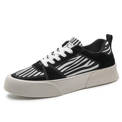 China CUSHIONING CUSHIONING fashion skateboarding shoes for men new styles increasing leopard zebra print china factory wholesale price casual size for sale