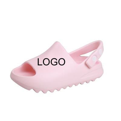 China Summer kids yeezy kids indoor outdoor soft breathable slippers yezzy sandals slides for kid custom logo yezzy sandals for sale