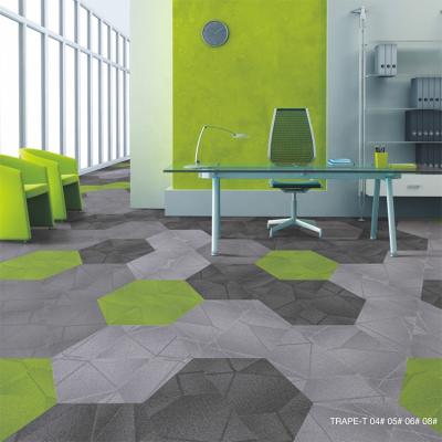 China MERIKA Washable High Quality Thick Hexagon Rug Wear-Resisting Tile for sale