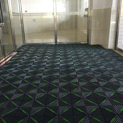 China Customized antiskiding interlocking main entrance mats waterproof at hotel bank entrance or exit for sale