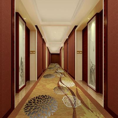 China Best Selling Heavy Traffic Hallway Carpet Fire Resistant Commercial Hotel for sale