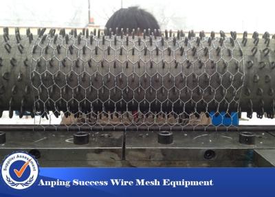 China 3Kw Main Motor Hexagonal Wire Mesh Machine For Long Lasting Green Mesh Production for sale