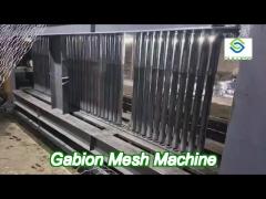 heavy duty pvc coated wire gabion mesh machine with 6*8 hole size for secure shippment or railway