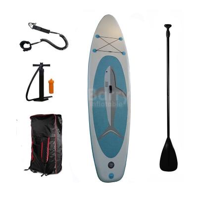 China Hot Selling Unisex Paddle Board Surfboard Traveling Inflatable Fishing Packing Board Rack Isup Paddle Board Inflatable Set for sale