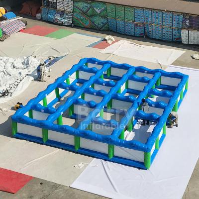 China Tight Sewing+Constant Air Blowing Maze Inflatable Maze Rental For Giant Sale For Activity for sale