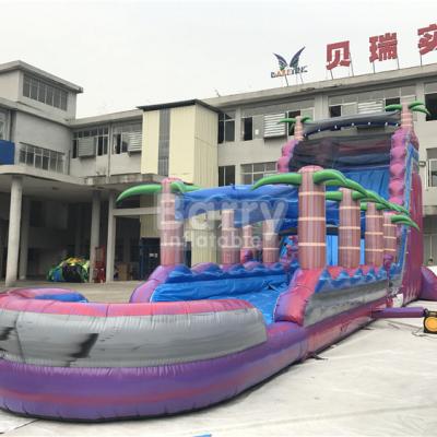 China PVC Customized Giant-Inflatable-Water-Slide-For-Adult Staircase Inflatable Pool Slide Commercial PVC Tarpaulin for sale