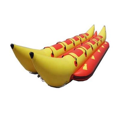 China 0.9mm PVC Tarpaulin 12 People Inflatable Water Games Flyfish Banana Boat With Factory Price for sale