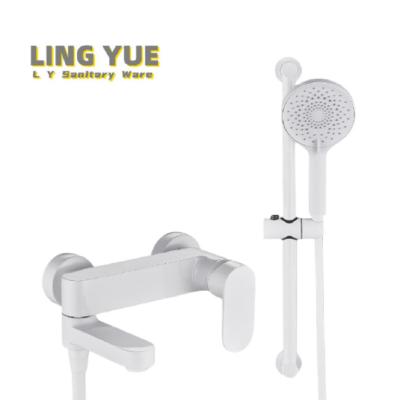 China With Diverter Bathroom full copper split faucet shower  multi pressurized shower faucet connector shower set for sale