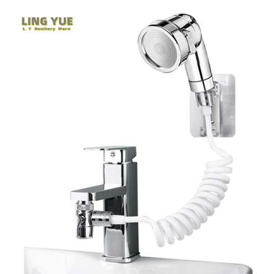 China Without Diverter Basin Filter Sink Shower Connection Faucet External Shower for sale