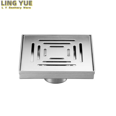 China Modern Factory direct sales stainless steel 304 floor drain custom size 4inch kitchen floor drain bathroom toilet floor drain for sale