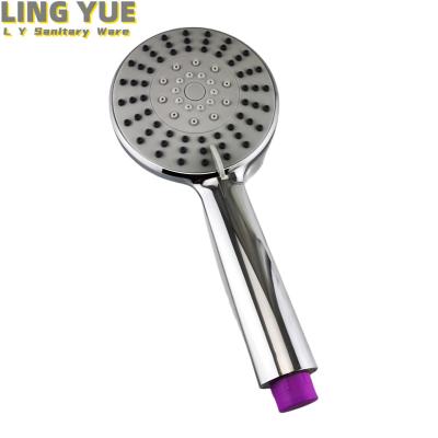 China Without Diverter Bathroom hot sale electroplating handheld abs shower head 5 spray settings pressurized rain shower head for sale