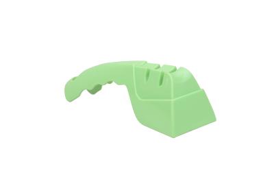 China Kitchen Tools Green Knife Sharpener , Coarse And Fine Knife Sharpener 180 * 62 * 55mm for sale