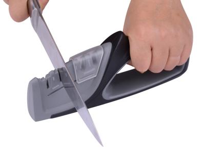 China 4 Stage Handle Knife Sharpener / Chefs Choice Ceramic Knife Sharpener for sale