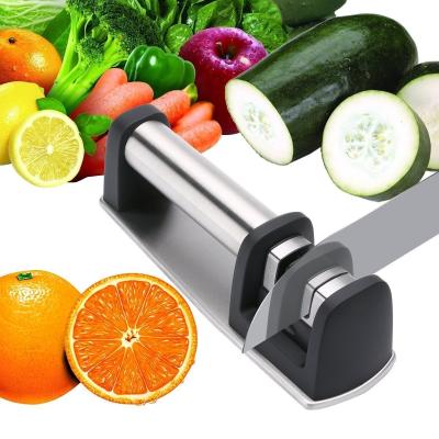 China Hand Knife Sharpener Chef Knife Sharpening With 2 Stage 200 * 62 * 64mm for sale